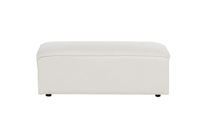 Soffa med fotpall Hellnar Vit - Vit - Möbler - Stolar & fåtöljer - Pall & puff - Fotpall