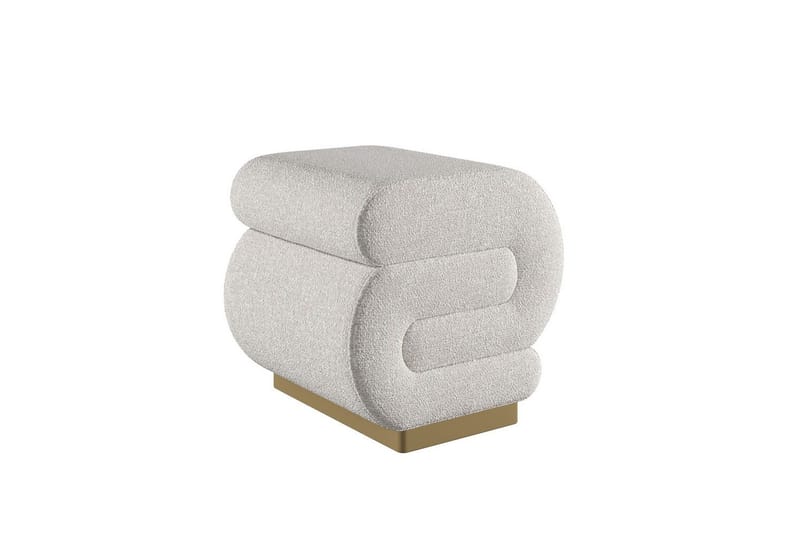 Sufian Sittpuff Utomhus 42 cm - Cremevit - Möbler - Stolar & fåtöljer - Pall & puff - Sittpuff