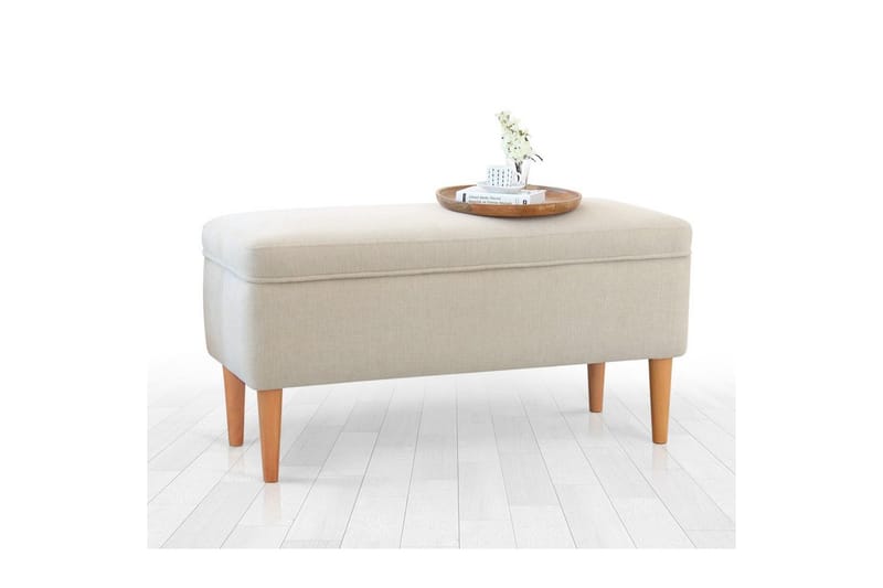 Sufian Sittpuff Utomhus 43 cm - Cremevit - Möbler - Stolar & fåtöljer - Pall & puff - Sittpuff