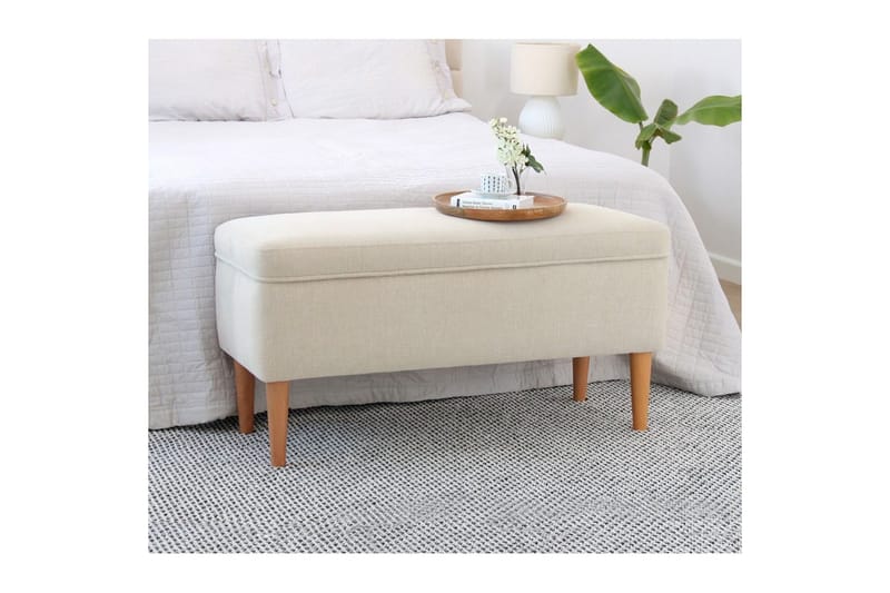 Sufian Sittpuff Utomhus 43 cm - Cremevit - Möbler - Stolar & fåtöljer - Pall & puff - Sittpuff