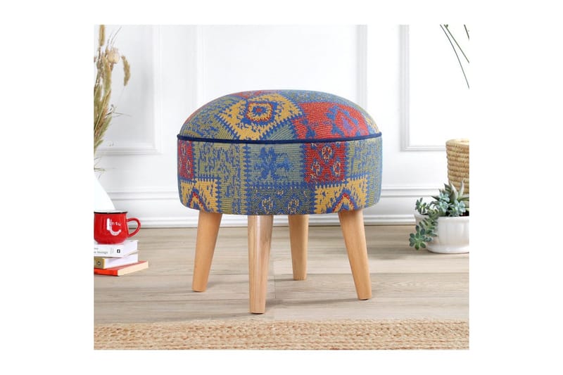 Sufian Sittpuff Utomhus 45 cm - Blå - Möbler - Stolar & fåtöljer - Pall & puff - Sittpuff