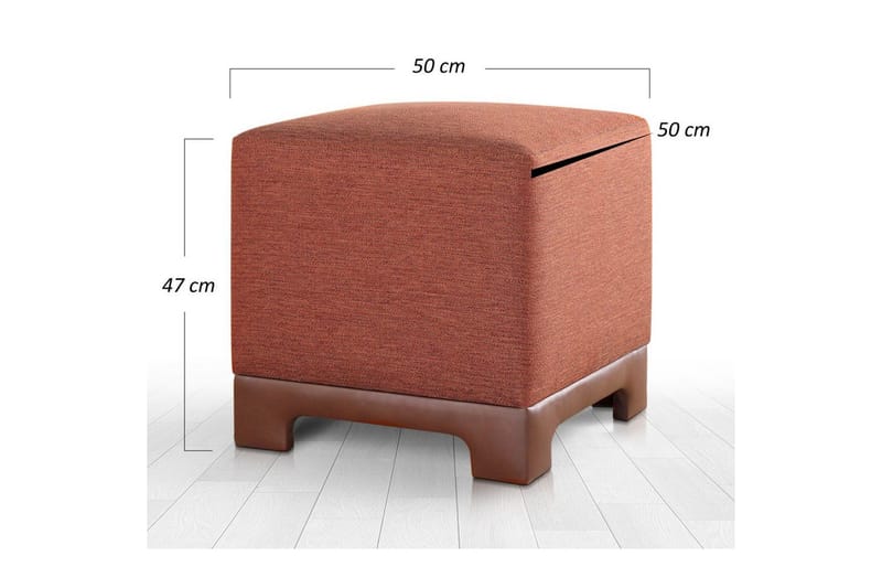 Sufian Sittpuff Utomhus 50 cm - Körsbärsröd - Möbler - Stolar & fåtöljer - Pall & puff - Sittpuff