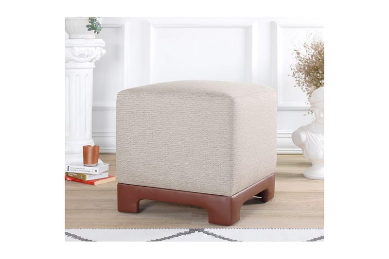 Sufian Sittpuff Utomhus 50 cm - Ljusbrun - Möbler - Stolar & fåtöljer - Pall & puff - Sittpuff