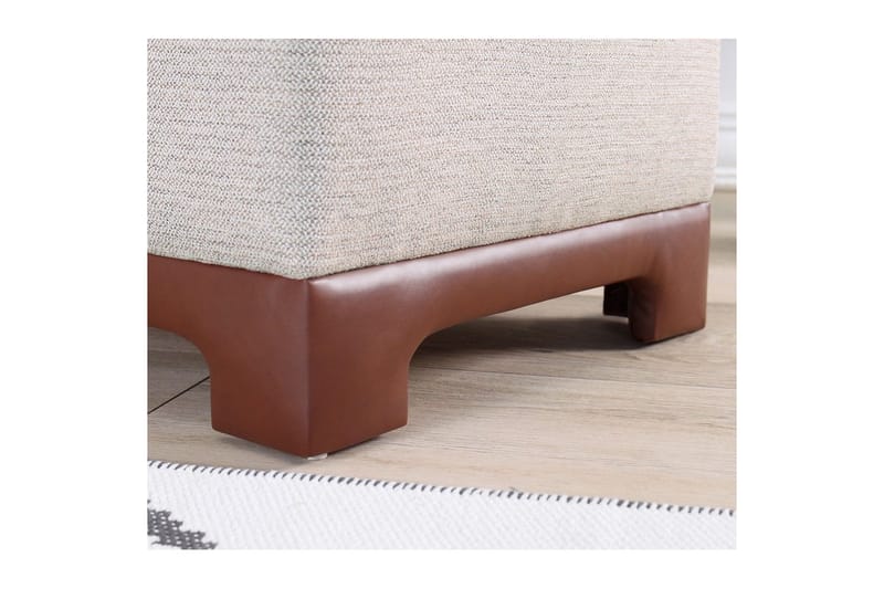 Sufian Sittpuff Utomhus 50 cm - Ljusbrun - Möbler - Stolar & fåtöljer - Pall & puff - Sittpuff