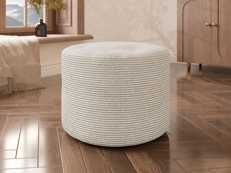 Teylor Sittpuff 55 cm - Beige - Möbler - Stolar & fåtöljer - Pall & puff - Sittpuff