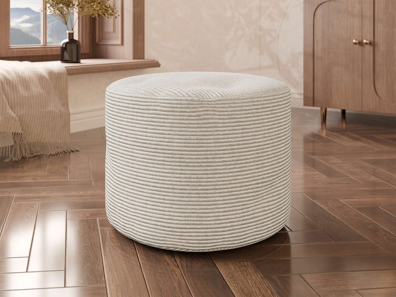 Teylor Sittpuff 55 cm - Beige - Möbler - Stolar & fåtöljer - Pall & puff - Sittpuff