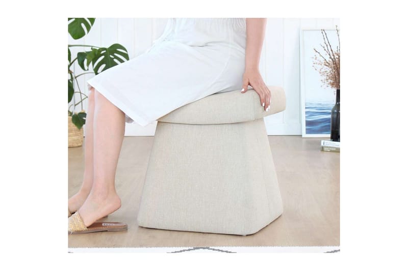 Thyrosin Sittpuff Utomhus 38 cm - Cream - Möbler - Stolar & fåtöljer - Pall & puff - Sittpuff