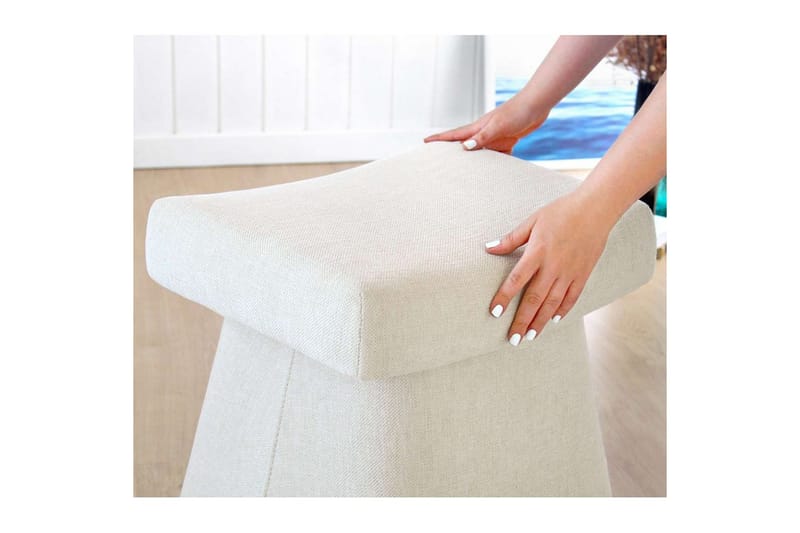 Thyrosin Sittpuff Utomhus 38 cm - Cream - Möbler - Stolar & fåtöljer - Pall & puff - Sittpuff