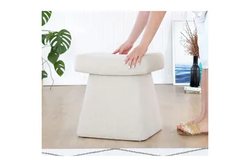 Thyrosin Sittpuff Utomhus 38 cm - Cream - Möbler - Stolar & fåtöljer - Pall & puff - Sittpuff