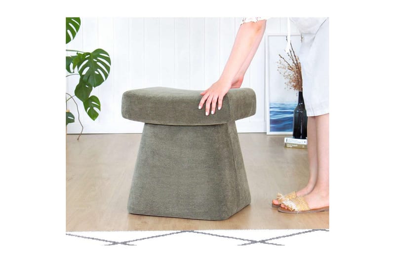 Thyrosin Sittpuff Utomhus 38 cm - Grön - Möbler - Stolar & fåtöljer - Pall & puff - Sittpuff