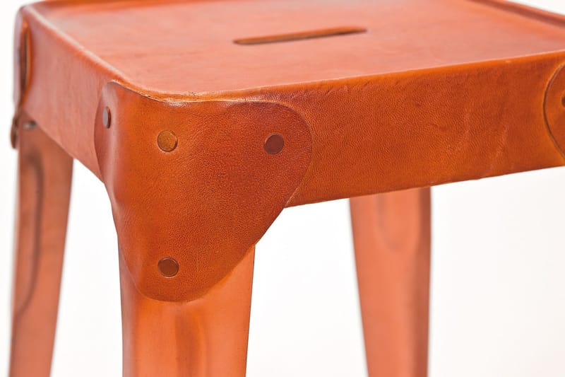 Torquilla Pall 4-Pack - Koppar/Läder - Möbler - Stolar & fåtöljer - Pall & puff