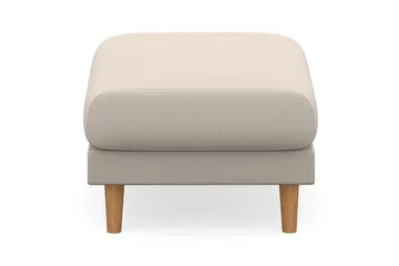 Trend Lyx Fotpall - Beige/Ek - Möbler - Stolar & fåtöljer - Pall & puff - Fotpall