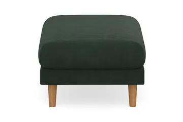 Trend Lyx Fotpall - Mörkgrön/Ek - Möbler - Stolar & fåtöljer - Pall & puff - Fotpall