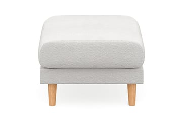 Trend Lyx Fotpall - Vit/Ek - Möbler - Stolar & fåtöljer - Pall & puff - Fotpall
