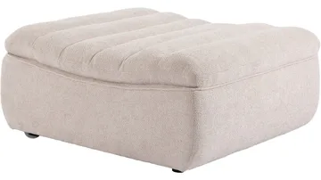 Valdoro Fotpall i tyg 120 cm - Beige - Möbler - Stolar & fåtöljer - Pall & puff - Fotpall