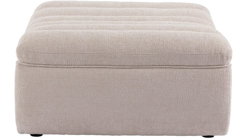Valdoro Fotpall i tyg 120 cm - Beige - Möbler - Stolar & fåtöljer - Pall & puff - Fotpall