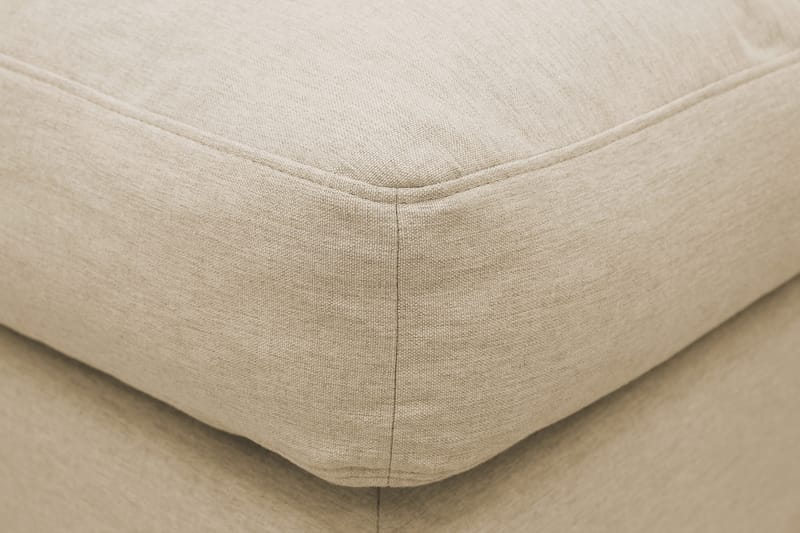 Valencia Fotpall med avtagbar och tvättbar klädsel - Beige - Möbler - Stolar & fåtöljer - Pall & puff - Fotpall