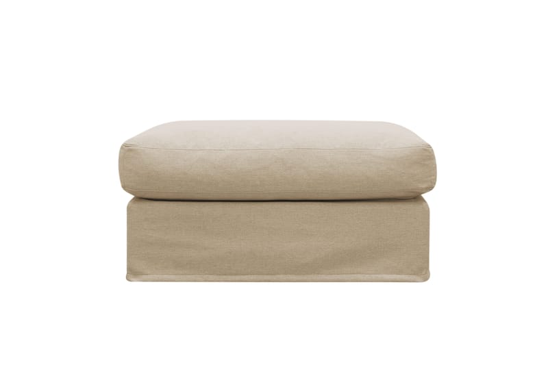 Valencia Fotpall med avtagbar och tvättbar klädsel - Beige - Möbler - Stolar & fåtöljer - Pall & puff - Fotpall