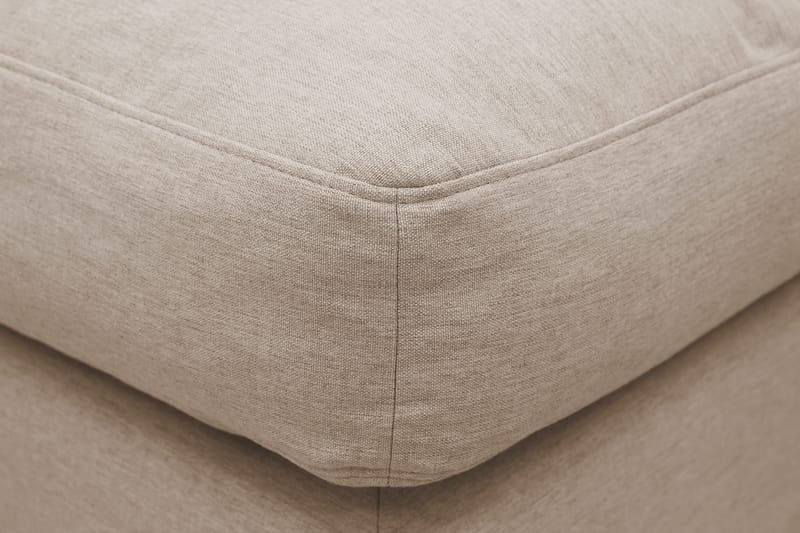 Valencia Fotpall med avtagbar och tvättbar klädsel - Ljusbrun - Möbler - Stolar & fåtöljer - Pall & puff - Fotpall