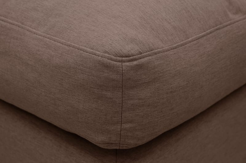 Valencia Fotpall med avtagbar och tvättbar klädsel - Mörkbrun - Möbler - Stolar & fåtöljer - Pall & puff - Fotpall