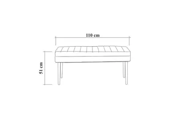 Valsot Sittpall 90 cm - Brun - Möbler - Stolar & fåtöljer - Pall & puff - Fotpall - Bäddbar fotpall