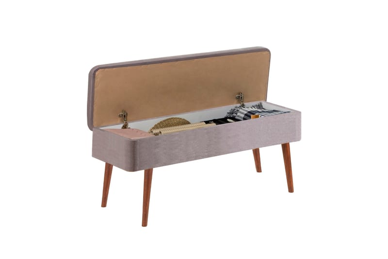 Valsot Sittpall 90 cm - Valnöt - Möbler - Stolar & fåtöljer - Pall & puff - Fotpall - Bäddbar fotpall