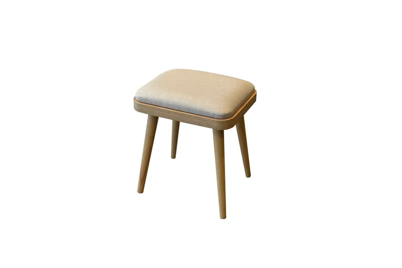 Valsot Sittpuff 40 cm - Ek/Cream - Möbler - Stolar & fåtöljer - Pall & puff - Sittpuff