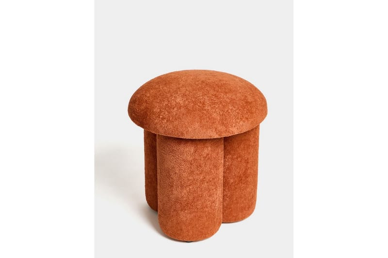 Vynor Fotpall 45 cm - Orange - Möbler - Stolar & fåtöljer - Pall & puff - Fotpall