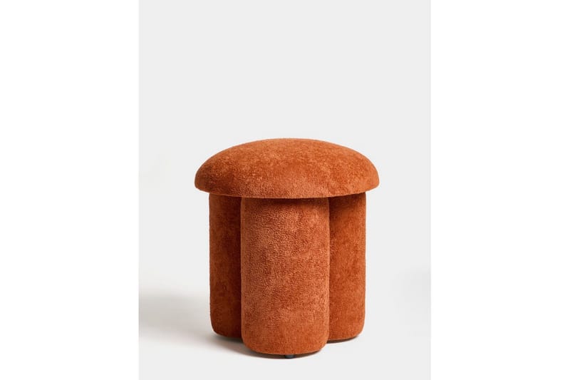 Vynor Fotpall 45 cm - Orange - Möbler - Stolar & fåtöljer - Pall & puff - Fotpall
