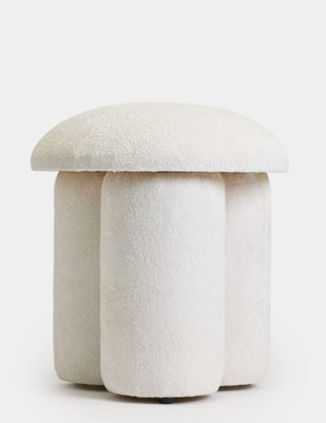 Vynor Sittpuff 45 cm Rund - Vit - Möbler - Stolar & fåtöljer - Pall & puff - Sittpuff