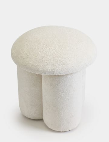 Vynor Sittpuff 45 cm Rund - Vit - Möbler - Stolar & fåtöljer - Pall & puff - Sittpuff