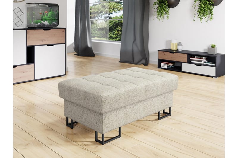 Warwick Fotpall 67 cm - Beige - Möbler - Stolar & fåtöljer - Pall & puff - Fotpall