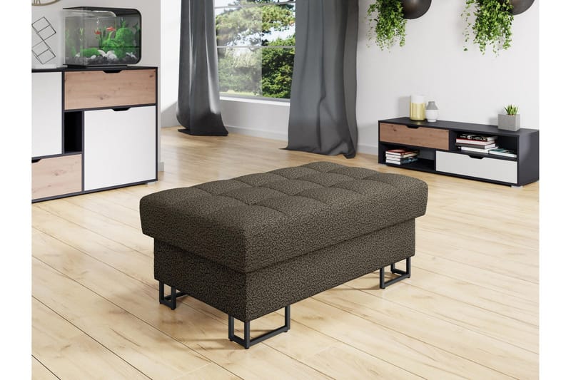 Warwick Fotpall 67 cm - Brun - Möbler - Stolar & fåtöljer - Pall & puff - Fotpall