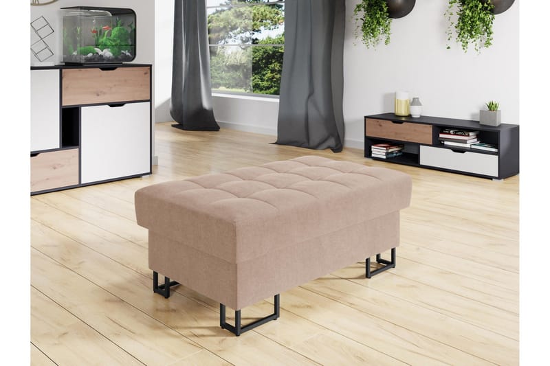 Warwick Fotpall 67 cm - Rosa - Möbler - Stolar & fåtöljer - Pall & puff - Fotpall