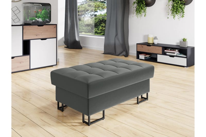 Warwick Sittpuff - Grå - Möbler - Stolar & fåtöljer - Pall & puff - Sittpuff