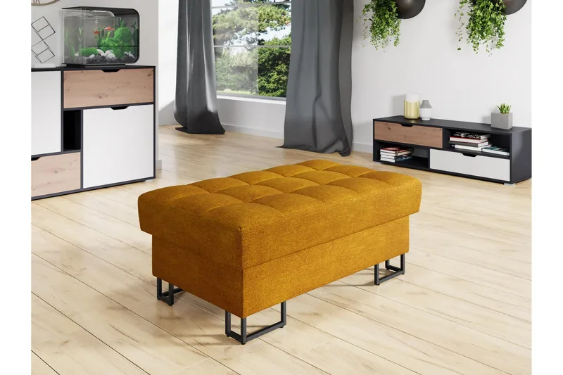 Warwick Sittpuff - Orange - Möbler - Stolar & fåtöljer - Pall & puff - Sittpuff