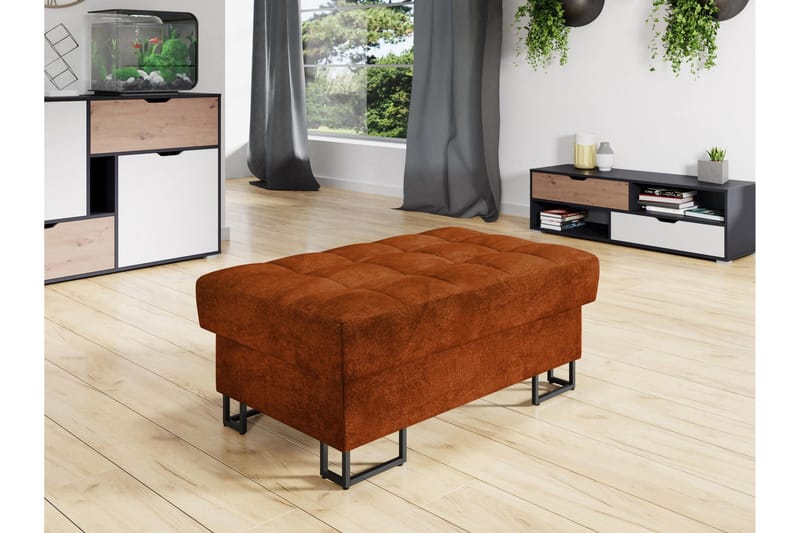 Warwick Sittpuff - Orange - Möbler - Stolar & fåtöljer - Pall & puff - Sittpuff