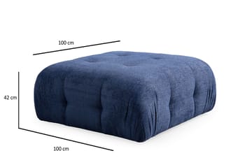 Yvara Sittpuff 100 cm - Marinblå - Möbler - Stolar & fåtöljer - Pall & puff - Sittpuff
