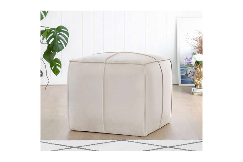 Zyra Sittpuff Utomhus 52 cm - Cream - Möbler - Stolar & fåtöljer - Pall & puff - Sittpuff