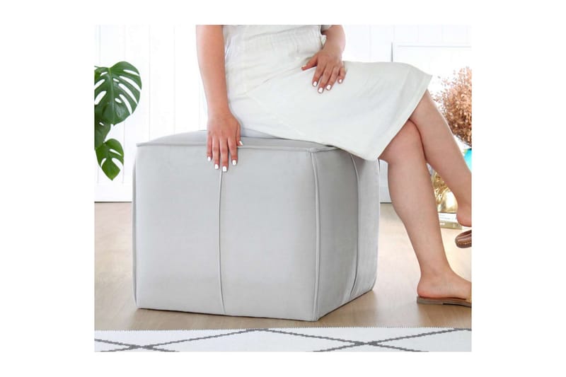 Zyra Sittpuff Utomhus 52 cm - Grå - Möbler - Stolar & fåtöljer - Pall & puff - Sittpuff