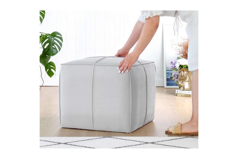 Zyra Sittpuff Utomhus 52 cm - Grå - Möbler - Stolar & fåtöljer - Pall & puff - Sittpuff