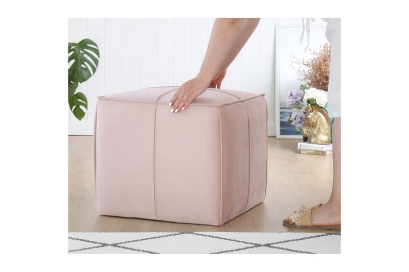 Zyra Sittpuff Utomhus 52 cm - Rosa - Möbler - Stolar & fåtöljer - Pall & puff - Sittpuff