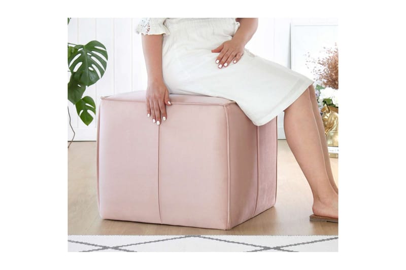 Zyra Sittpuff Utomhus 52 cm - Rosa - Möbler - Stolar & fåtöljer - Pall & puff - Sittpuff
