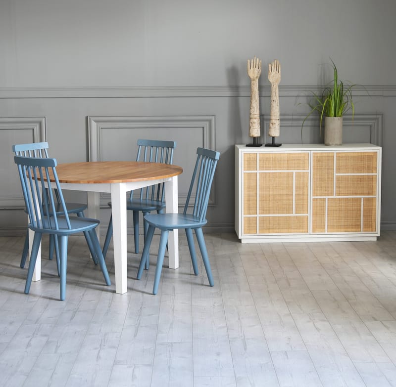 Pinnstol blå RAL5007 - Blå RAL5007 - Möbler - Stolar & fåtöljer - Matstol & köksstol