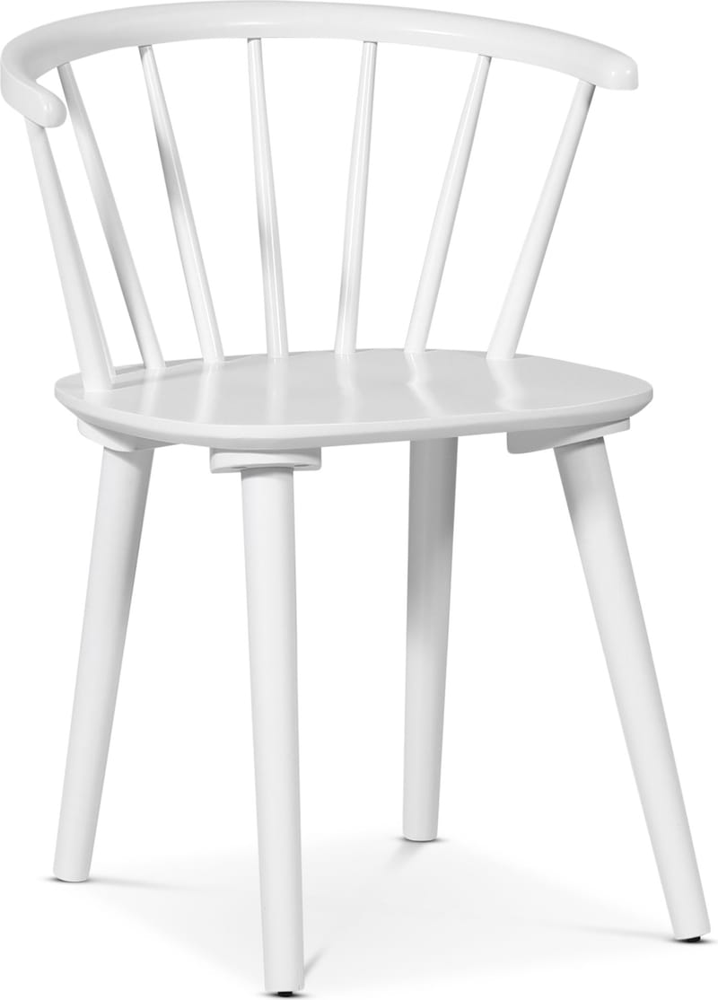 Pinnstol vit karmstol - Dalsland - Vit - Möbler - Stolar & fåtöljer - Matstol & köksstol