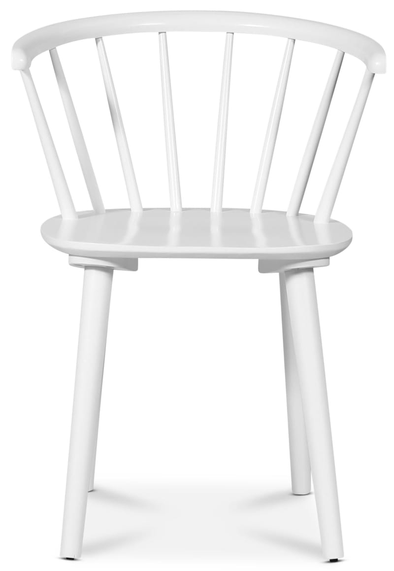 Pinnstol vit karmstol - Dalsland, Vit