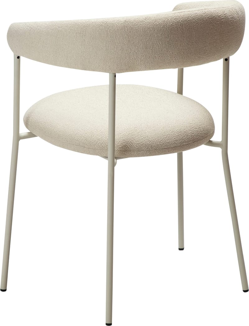 Plenti karmstol - Vit boucl é/cashmere - cashmere - Möbler - Stolar & fåtöljer - Matstol & köksstol