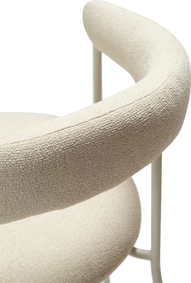 Plenti karmstol - Vit bouclé/cashmere - cashmere - Möbler - Stolar & fåtöljer - Matstol & köksstol