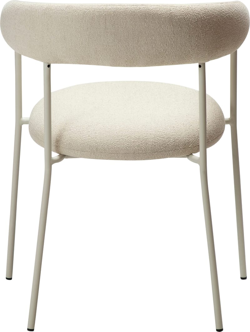 Plenti karmstol - Vit bouclé/cashmere - cashmere - Möbler - Stolar & fåtöljer - Matstol & köksstol