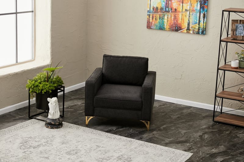 Retzow Fåtölj - Antracit - Möbler - Stolar & fåtöljer - Fåtölj